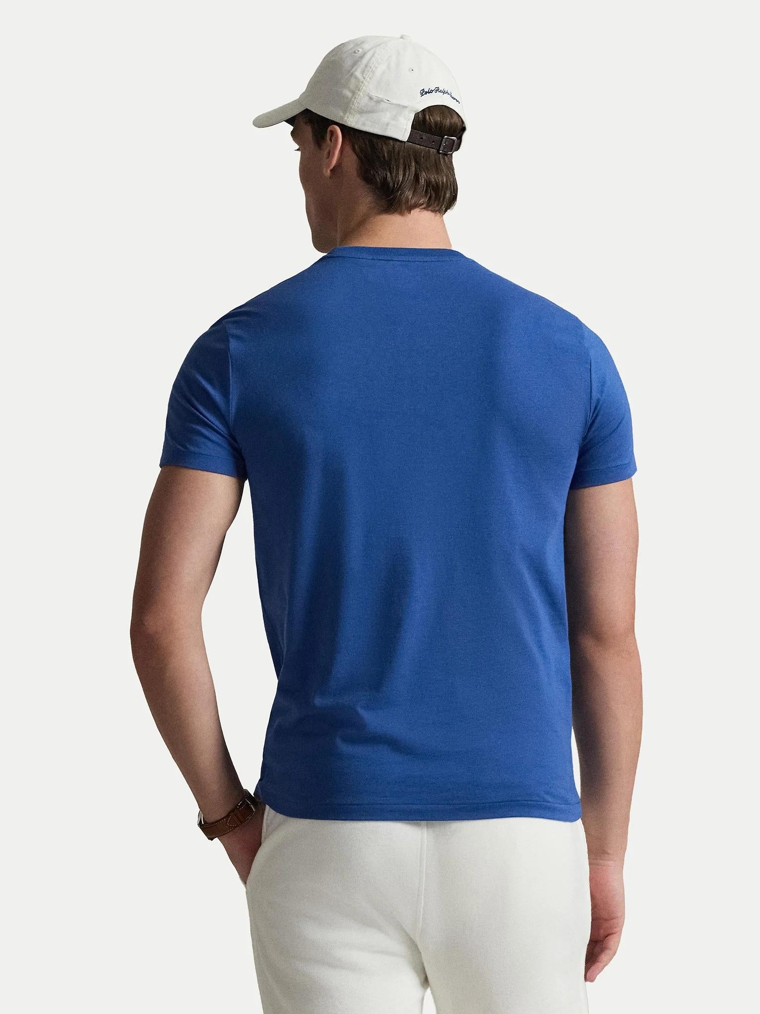 T-shirt uomo in cotone manica corta 710671438 537 RALPH LAUREN 