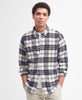 Men's pure cotton checked shirt