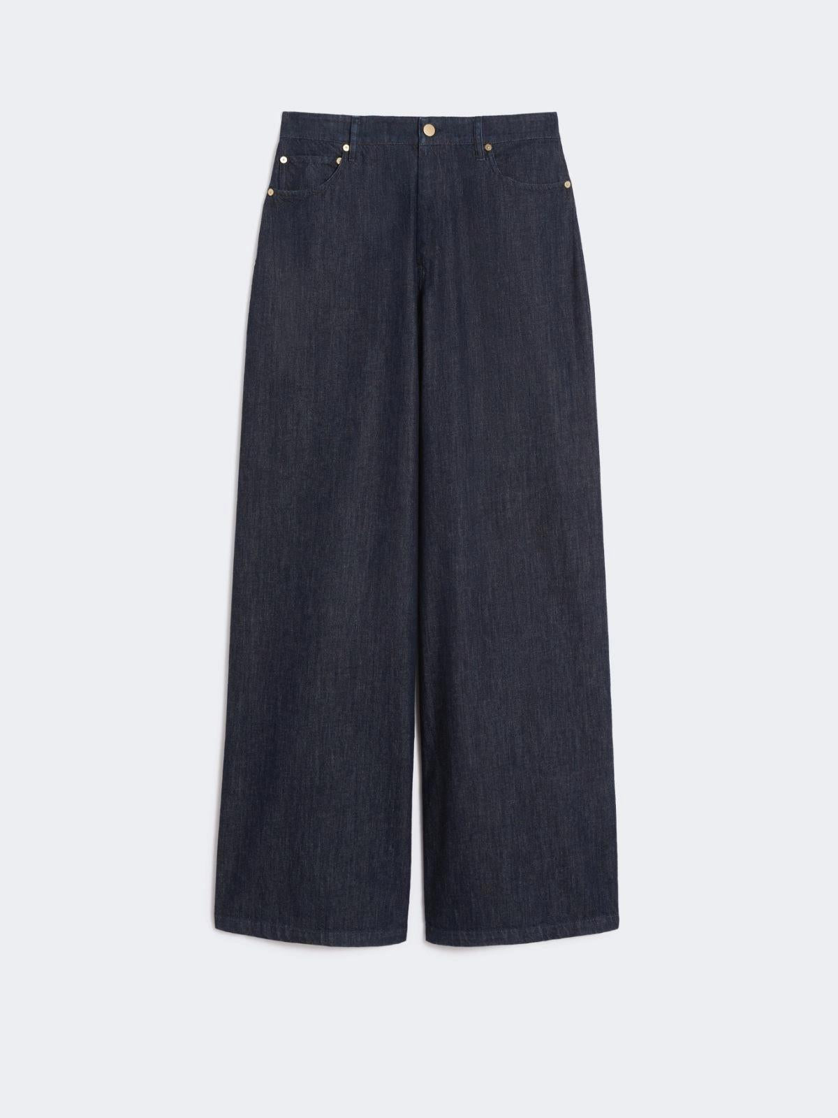 SMMLAVINIA<BR/>Jeans dritti in denim di cotone SMMLAVINIA 001 S MAX MARA 
