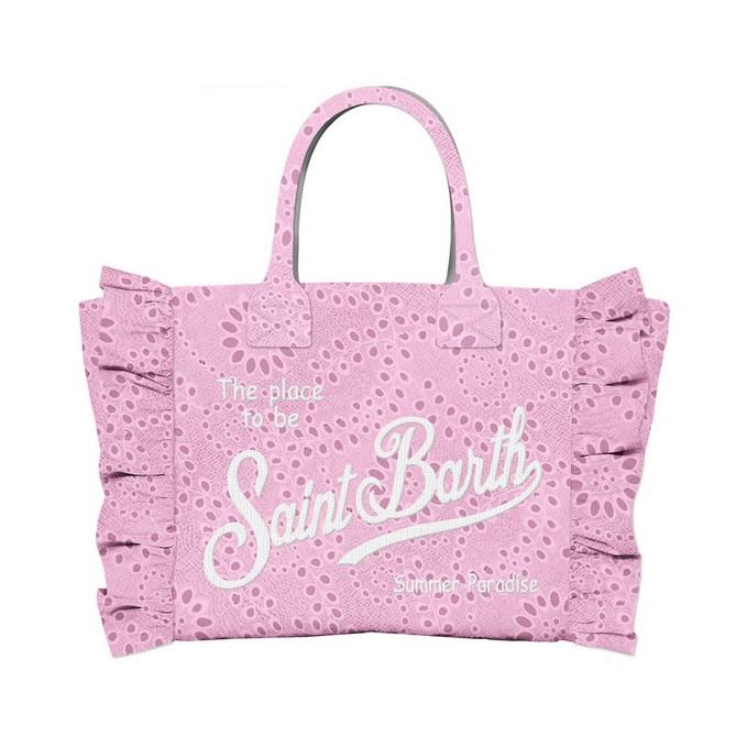 Borsa Mini Vanity Volant in pizzo Sangallo