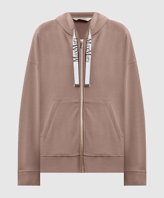 Felpa con zip in jersey tecnico SMMJOUR 002 S MAX MARA 