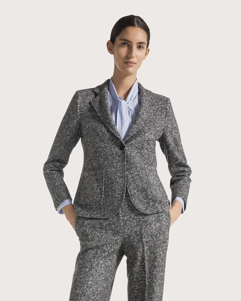 Giacca monopetto in misto lana<BR/> GI0781150981 952 SEVENTY 