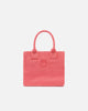 Borsa shopper piccola Beach in rafia con logo Love Birds