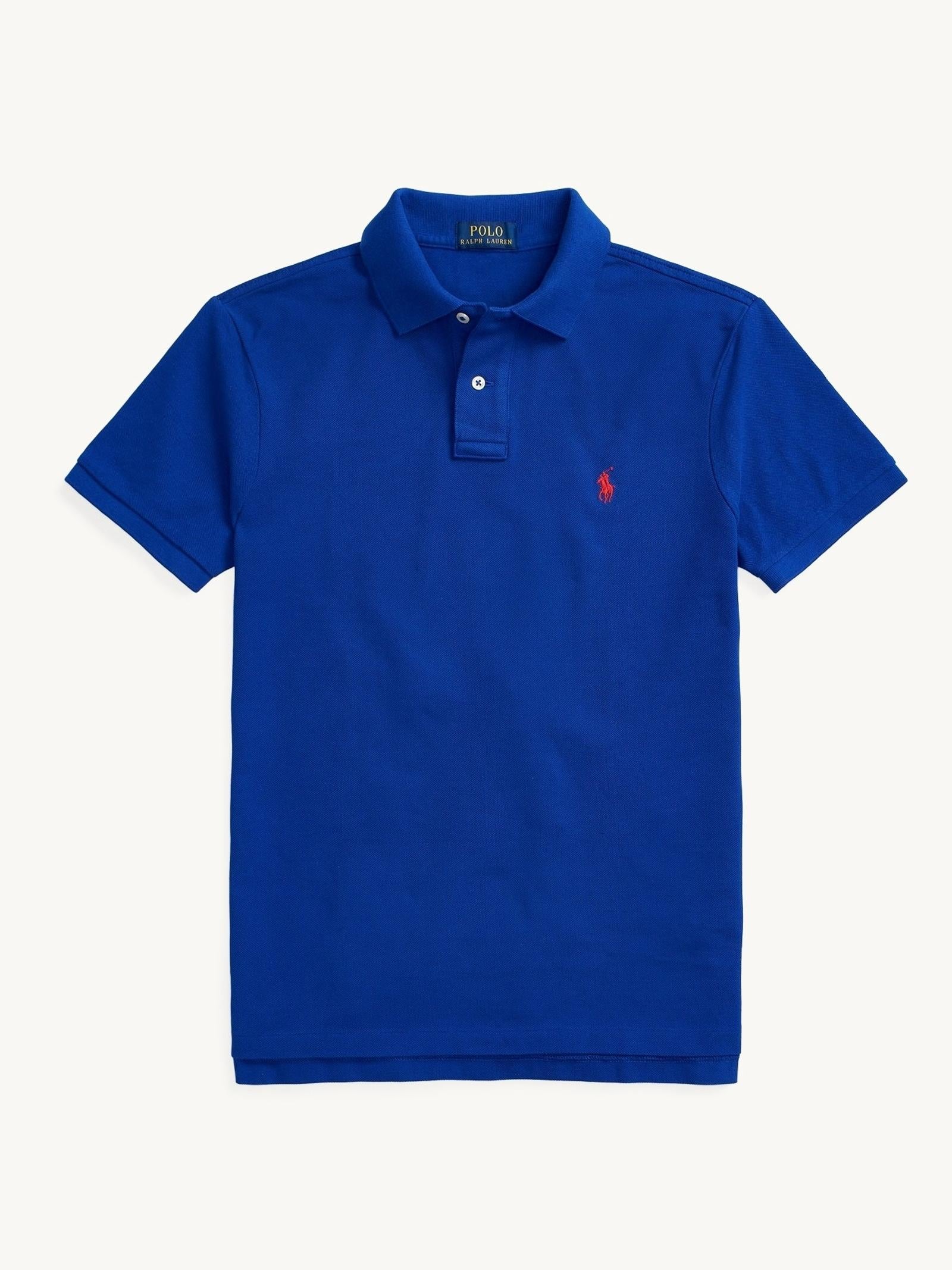 Polo uomo in cotone di piqué 710795080 001 RALPH LAUREN 