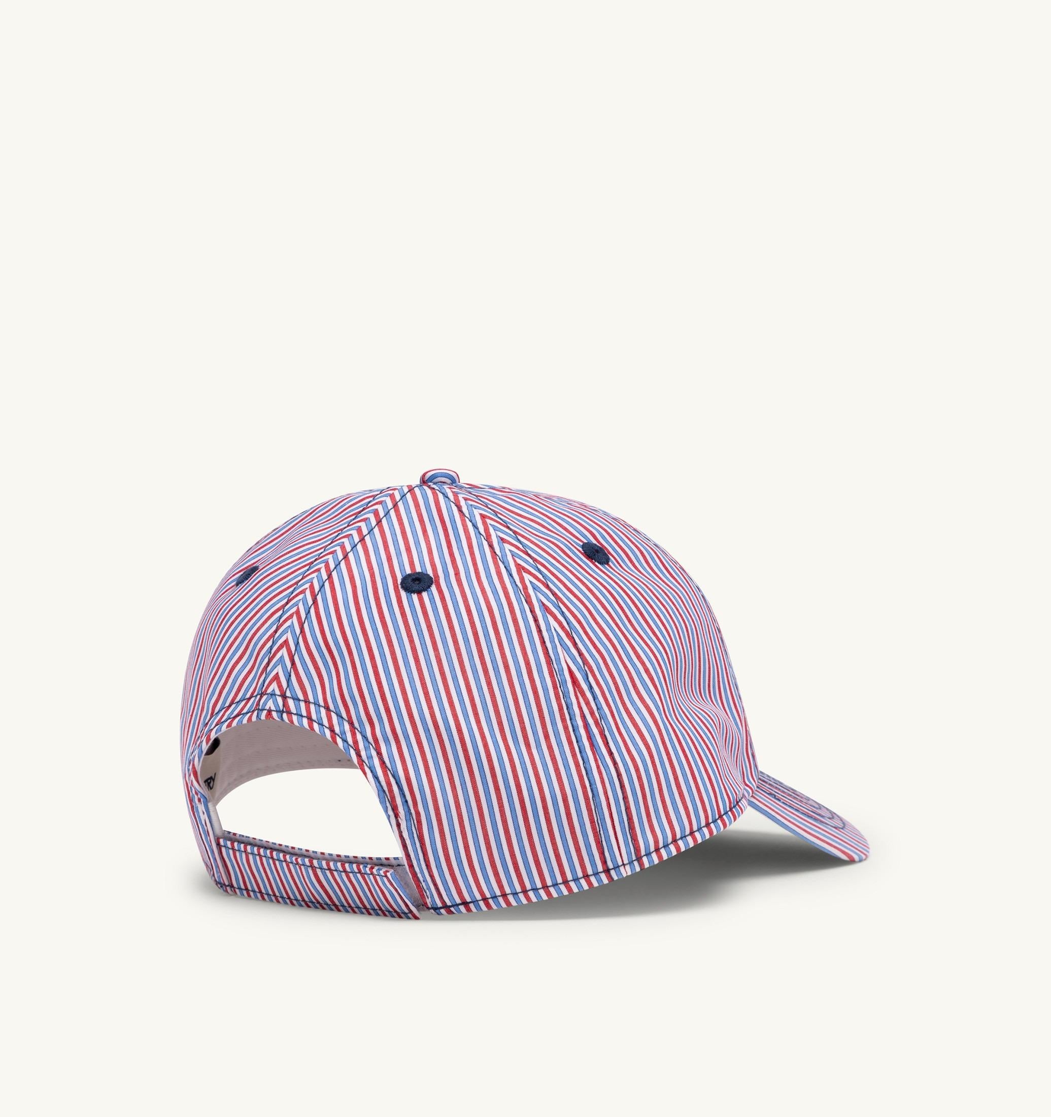 CAPPELLO BASEBALL IN COTONE A RIGHE UNISEX<BR/> ACPU 075T AUTRY ACTION SHOES 