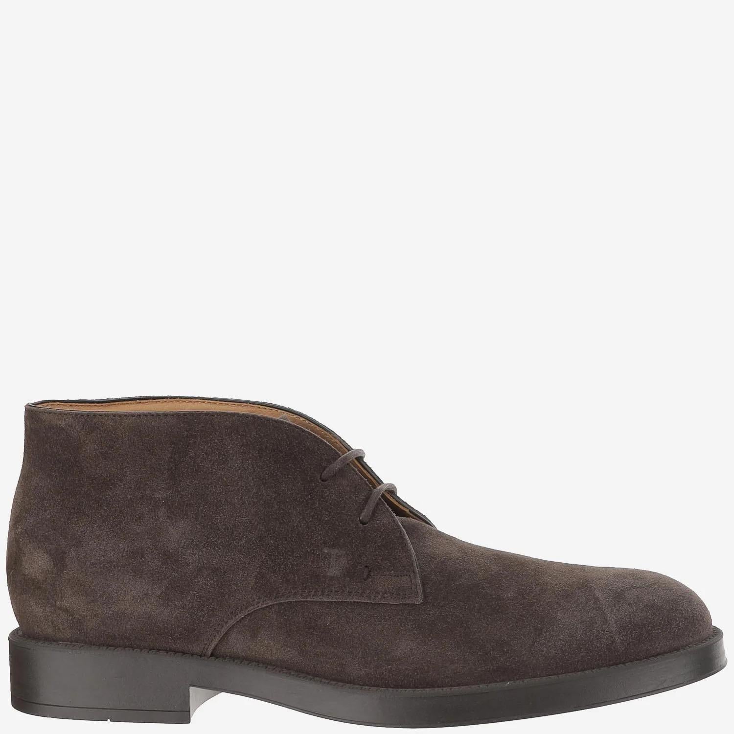 STIVALETTI IN PELLE SCAMOSCIATA XXM75L00D80RE0 S800 TOD'S 