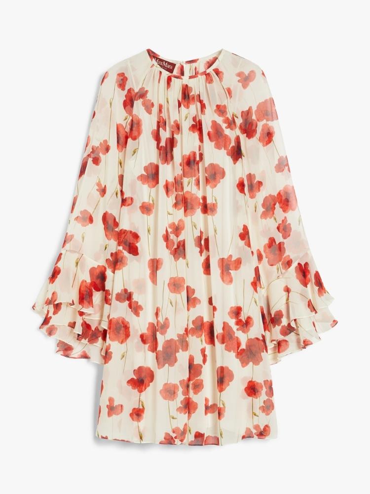 Abito donna in georgette stampata ZORAIDE 003 MAX MARA STUDIO 