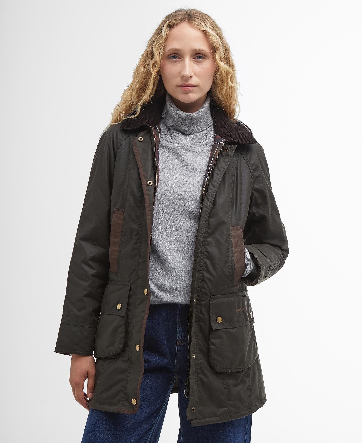 Giacca donna in cotone cerato Bower LWX0534 OL71 BARBOUR 