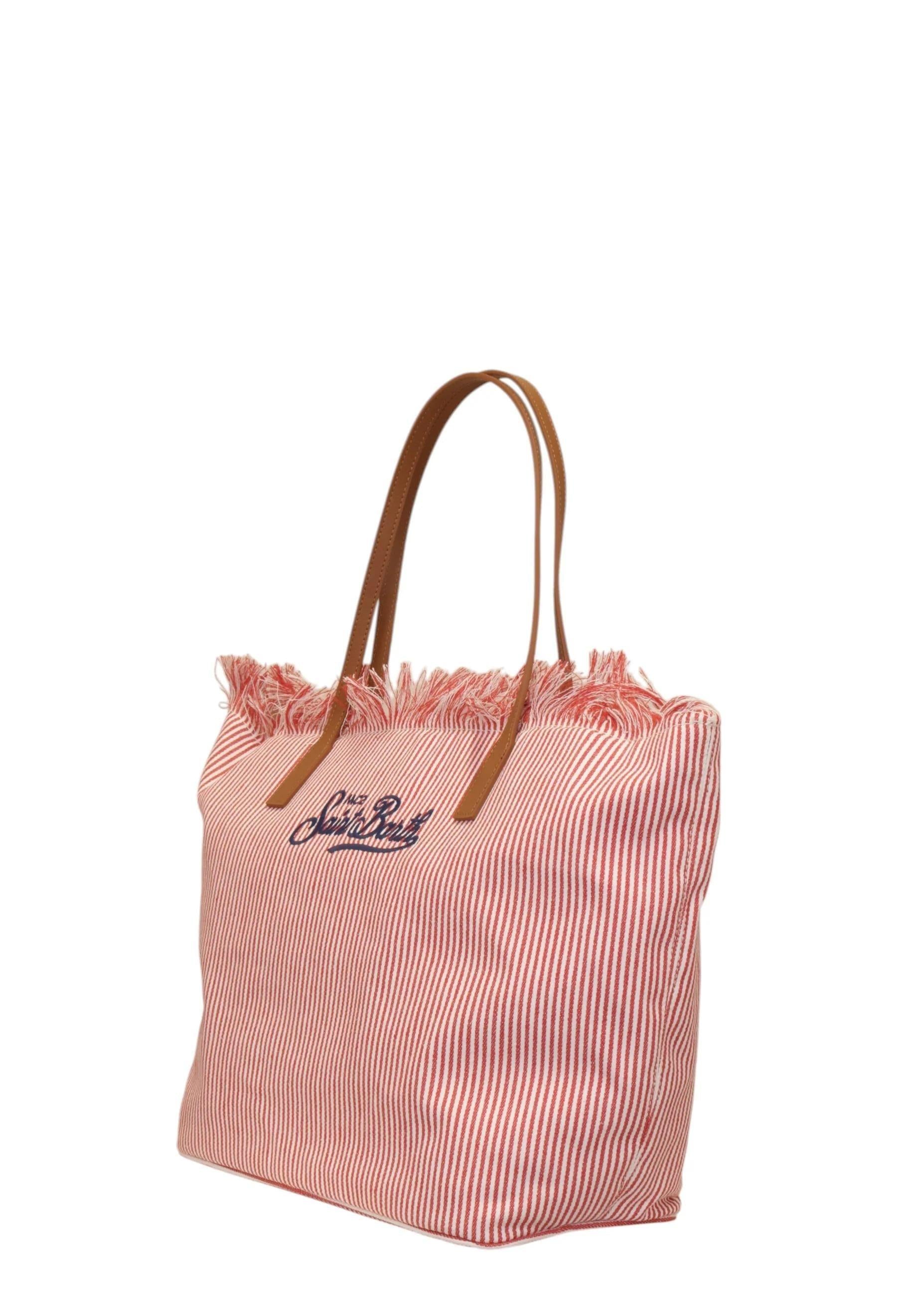 City bag fringe micro stripes<BR/> CBF0001 01771L MC2 SAINT BARTH 