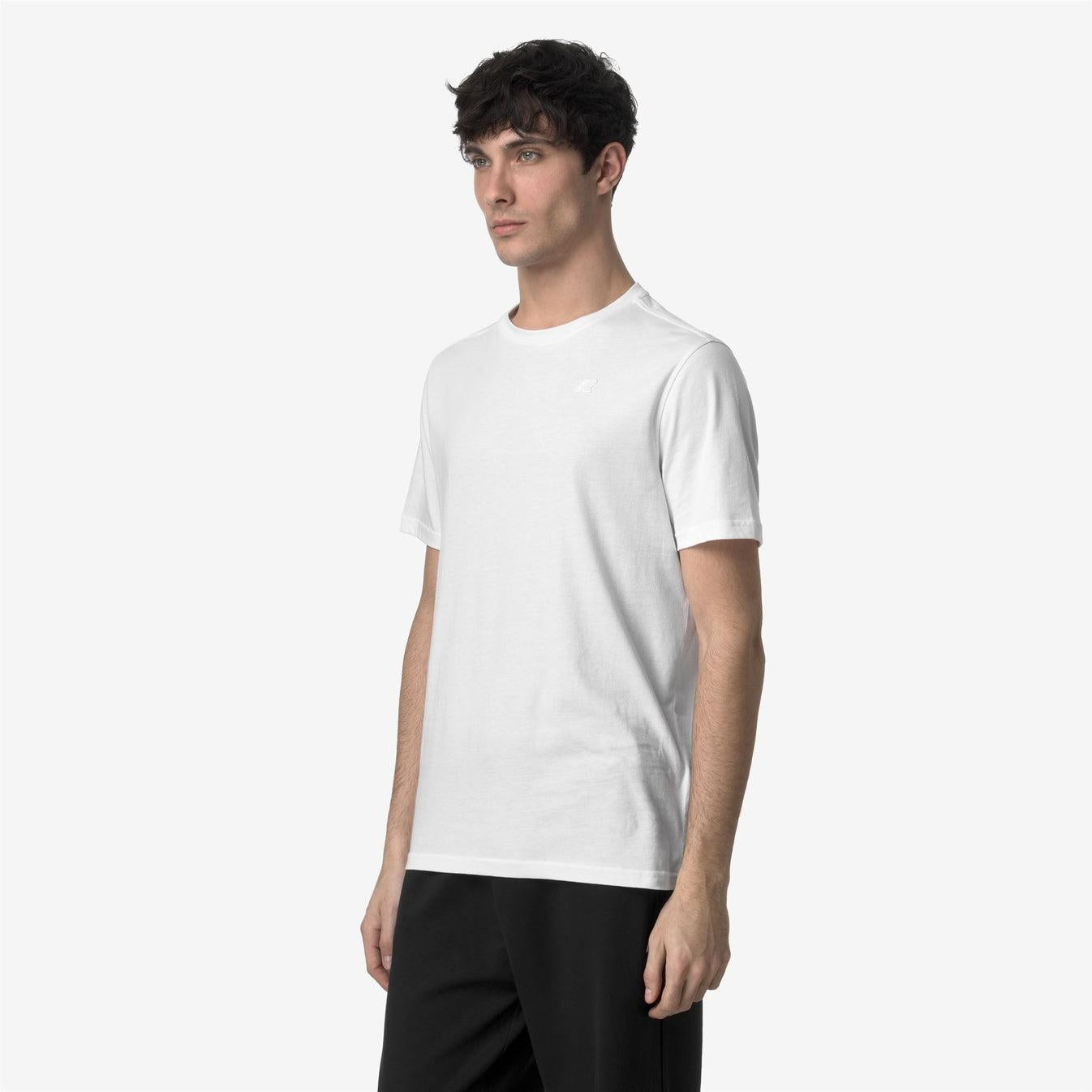 ODOM JERSEY SLIM<BR/>T-Shirt Slim Fit Cotone K7125UW 001 K-WAY 