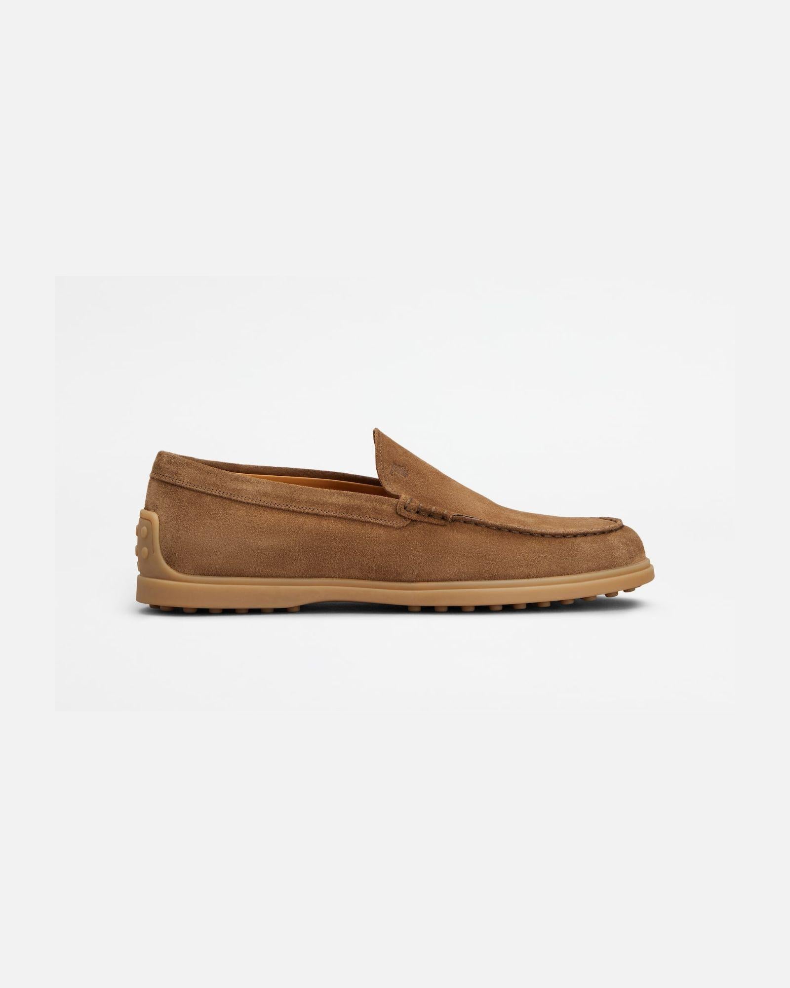 Mocassino Pantofola in Pelle Scamosciata<BR/> XXM78L0AJ30RE0 S818 TOD'S 