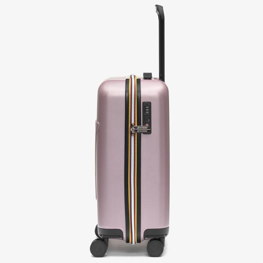 EUDOXIE LOGO<BR/>ROSE PINKISH<BR/>Valigia trolley da cabina unisex K81372W WDV K-WAY 