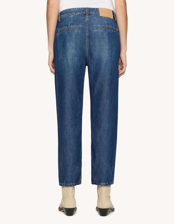 Jeans Willa loose in denim fisso lyocell