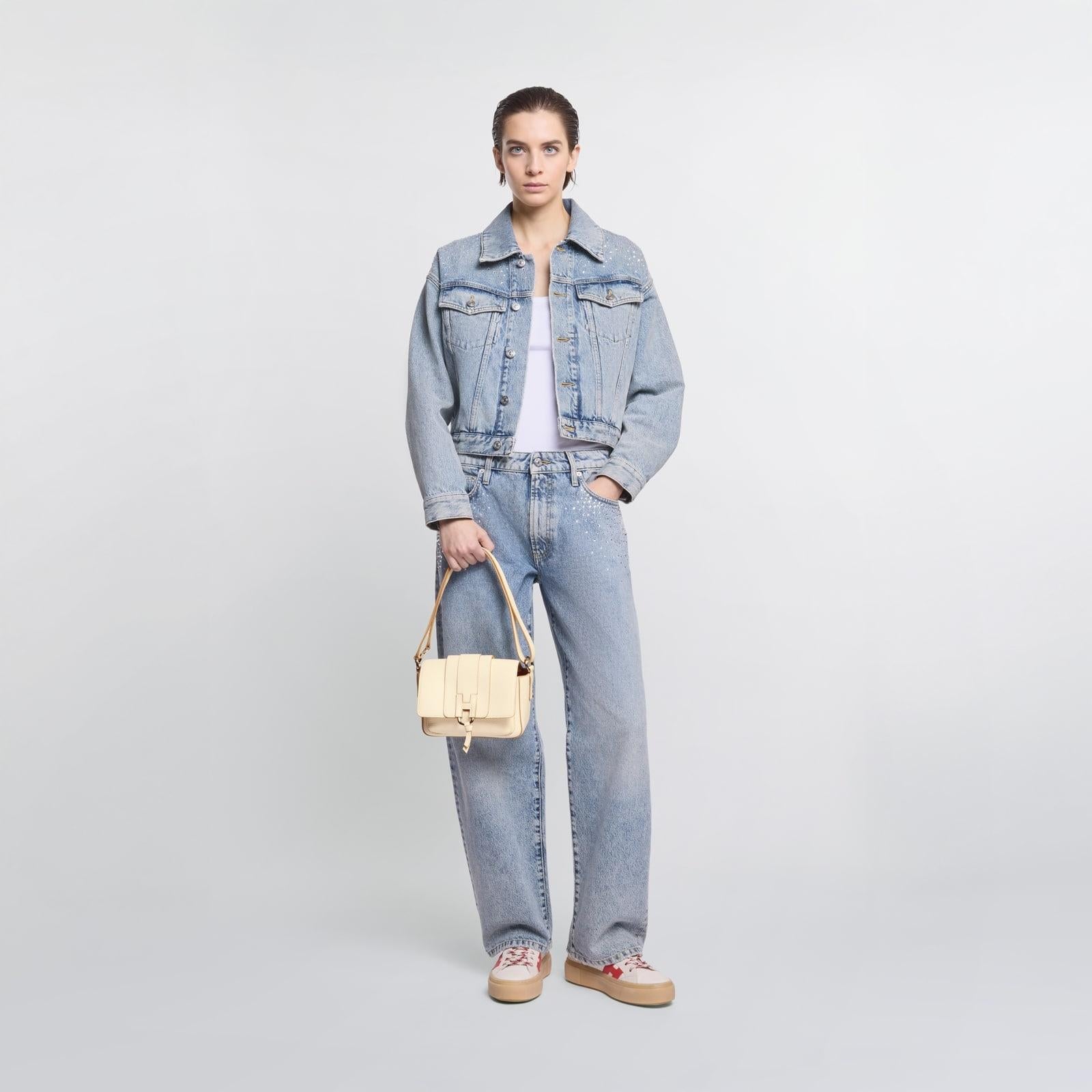 Borsa Flap Hogan Trend<BR/>Avorio KBW01XI0100TH1 B013 HOGAN 