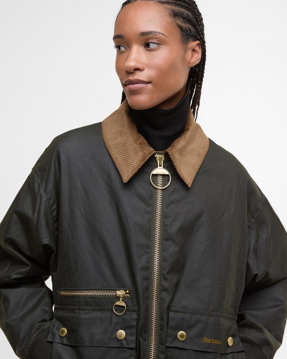 Bomber in cotone cerato Maxine LWX1488 OL99 BARBOUR 