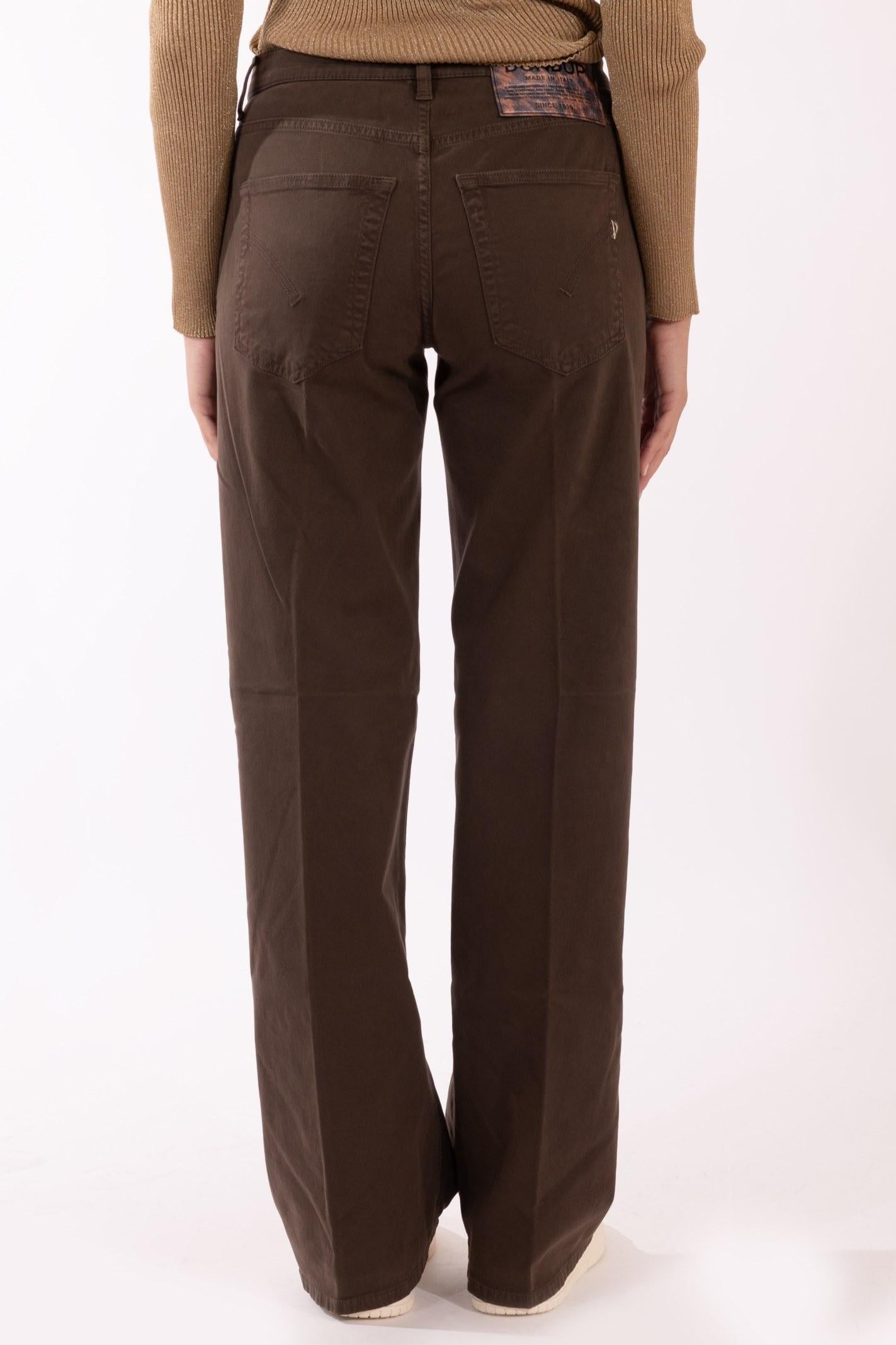 Jeans cinque tasche con bottoni gioiello<BR/> DP427BGSE043PTD 737 DONDUP 