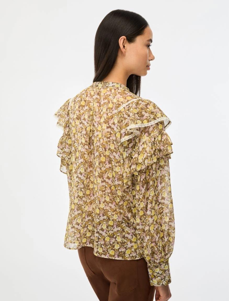 CAMICIA STAMPATA<BR/>Oliva IBLMITICO 006 IBLUES 
