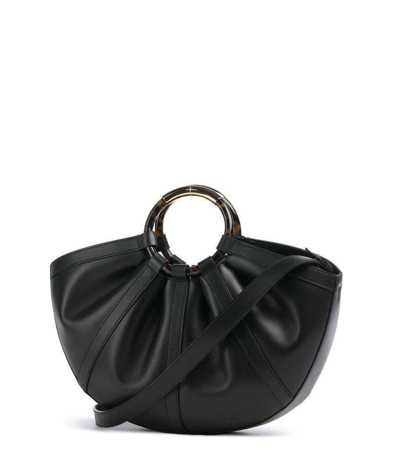 Shell Borsa a mano pelle a grana fine noir<BR/><BR/> E1U5A180101 001 COCCINELLE 
