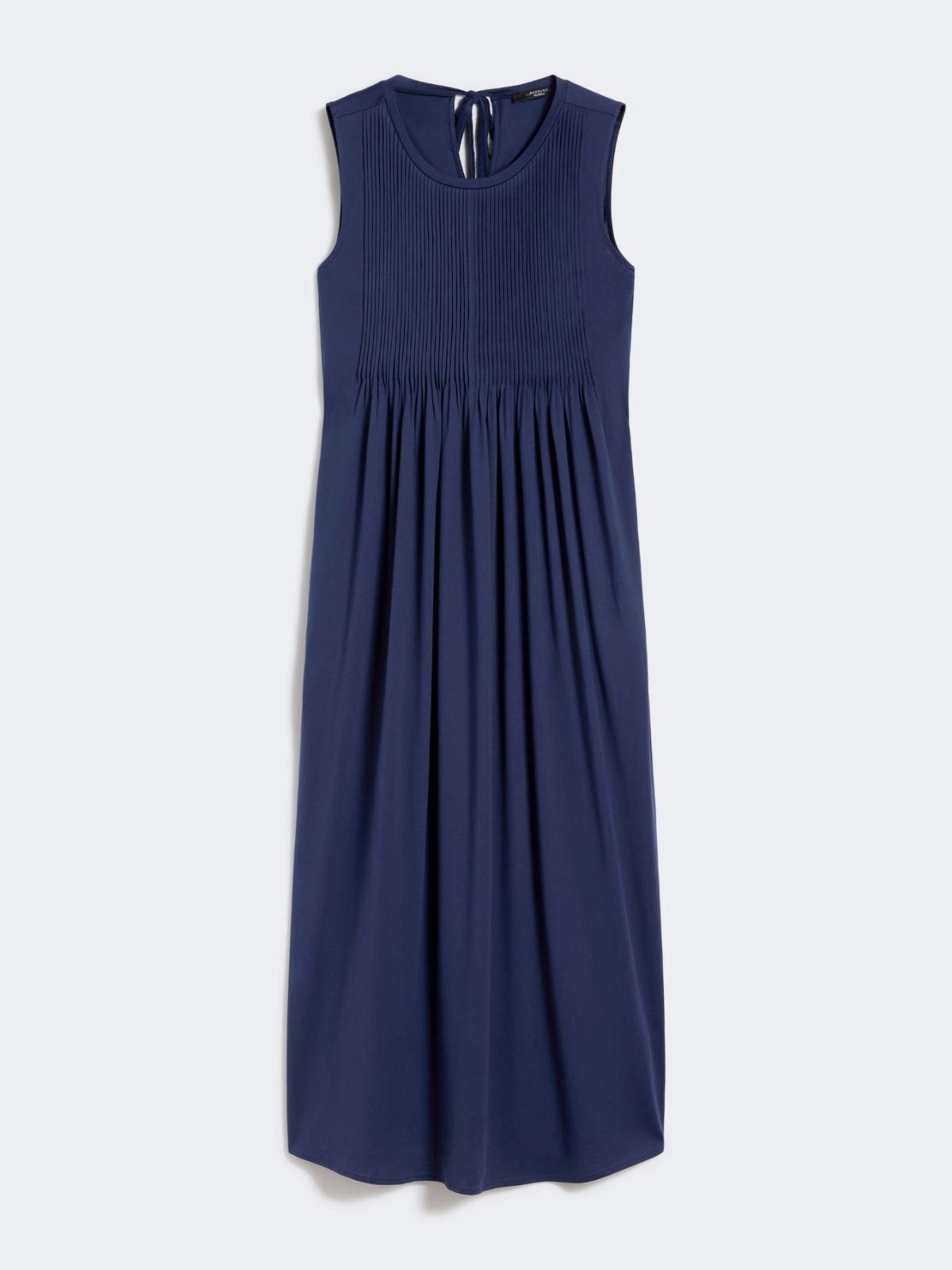 Abito fluido in jersey di cotone - BLU<BR/> WKDRICORDO 005 WEEKEND 