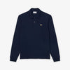 Polo in cotone a maniche lunghe