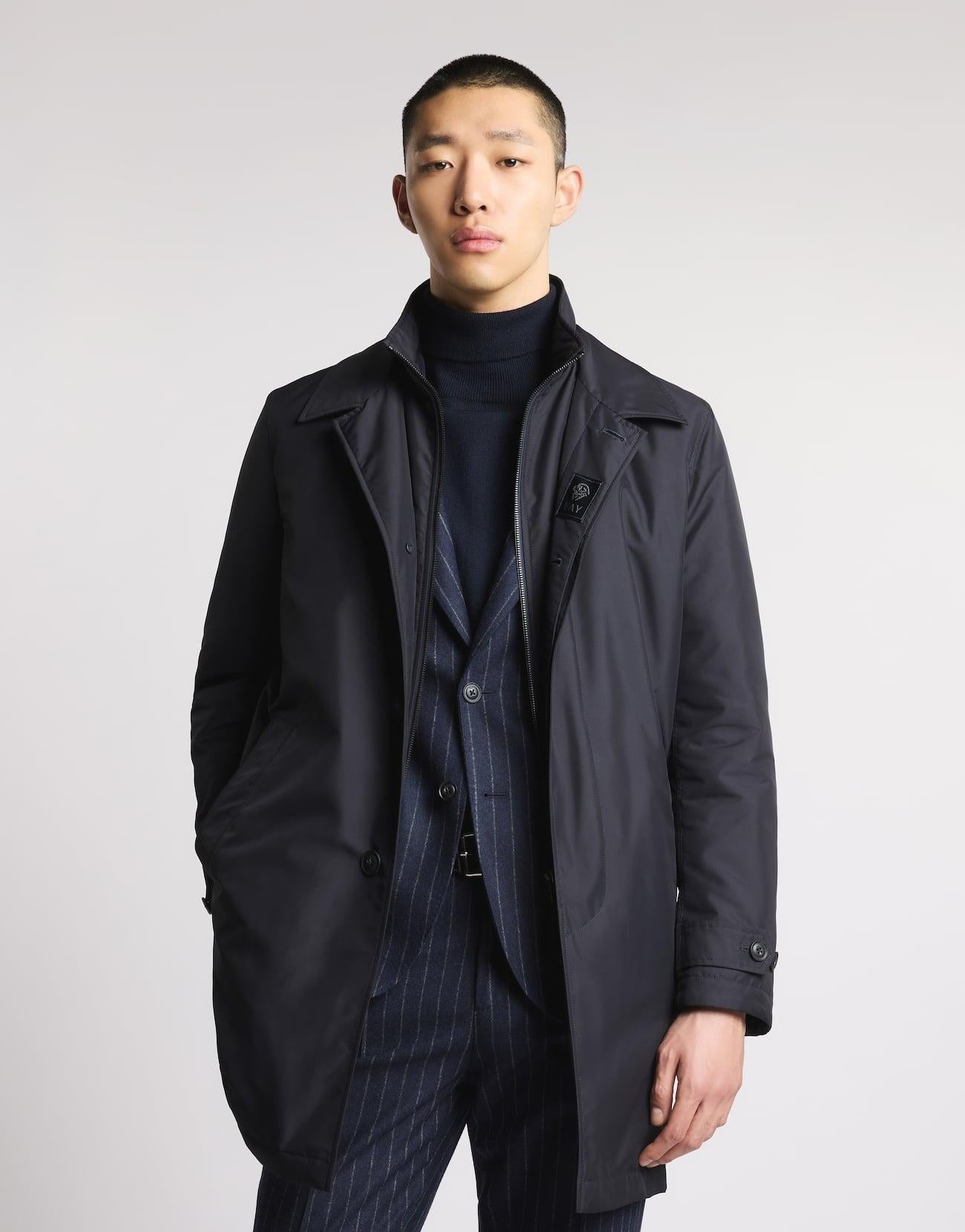 Morning Coat in Popeline Tecnico<BR/> NAM62510160AXX U804 FAY 