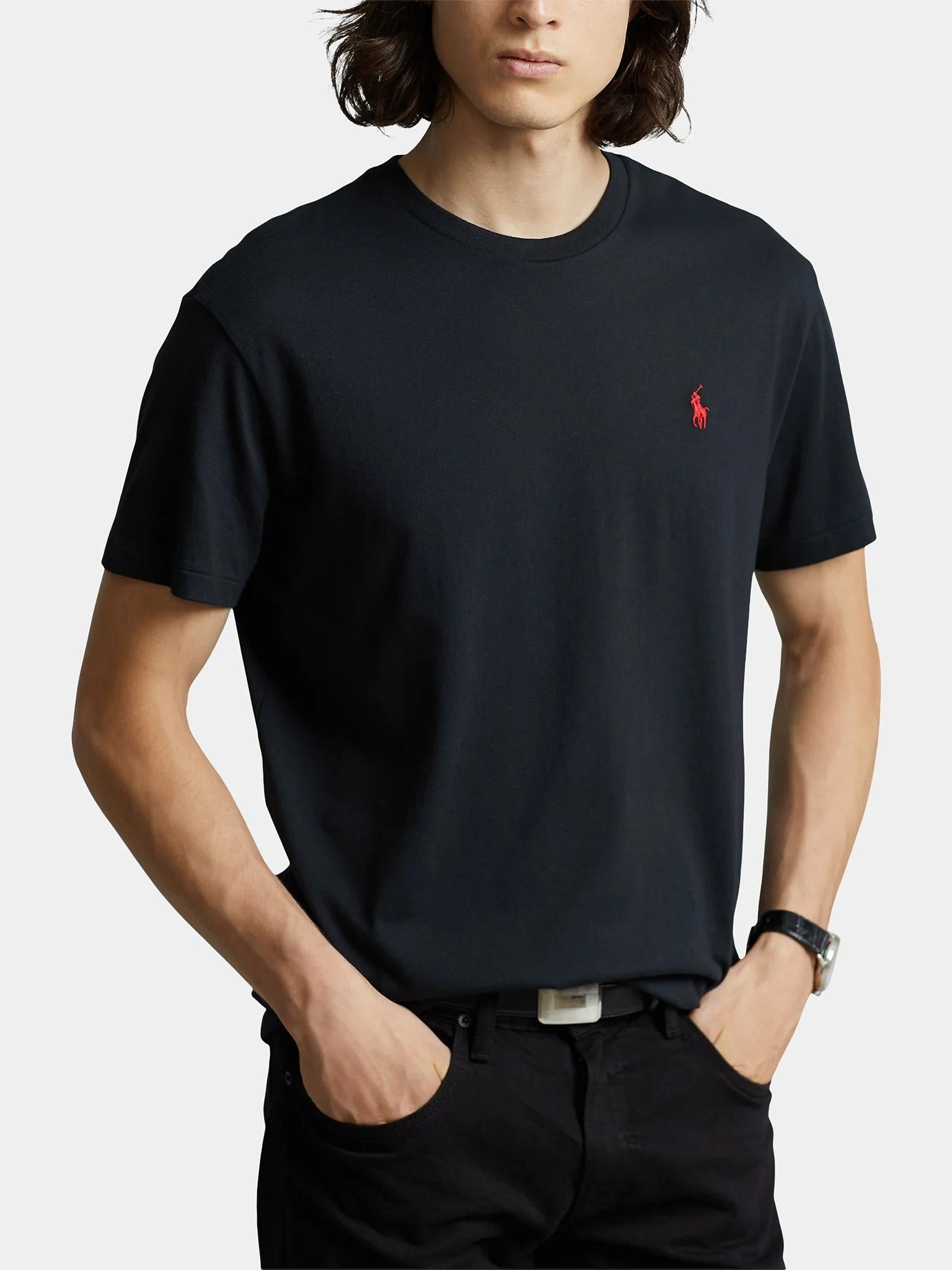 T-shirt in jersey di cotone 710680785 001 RALPH LAUREN 