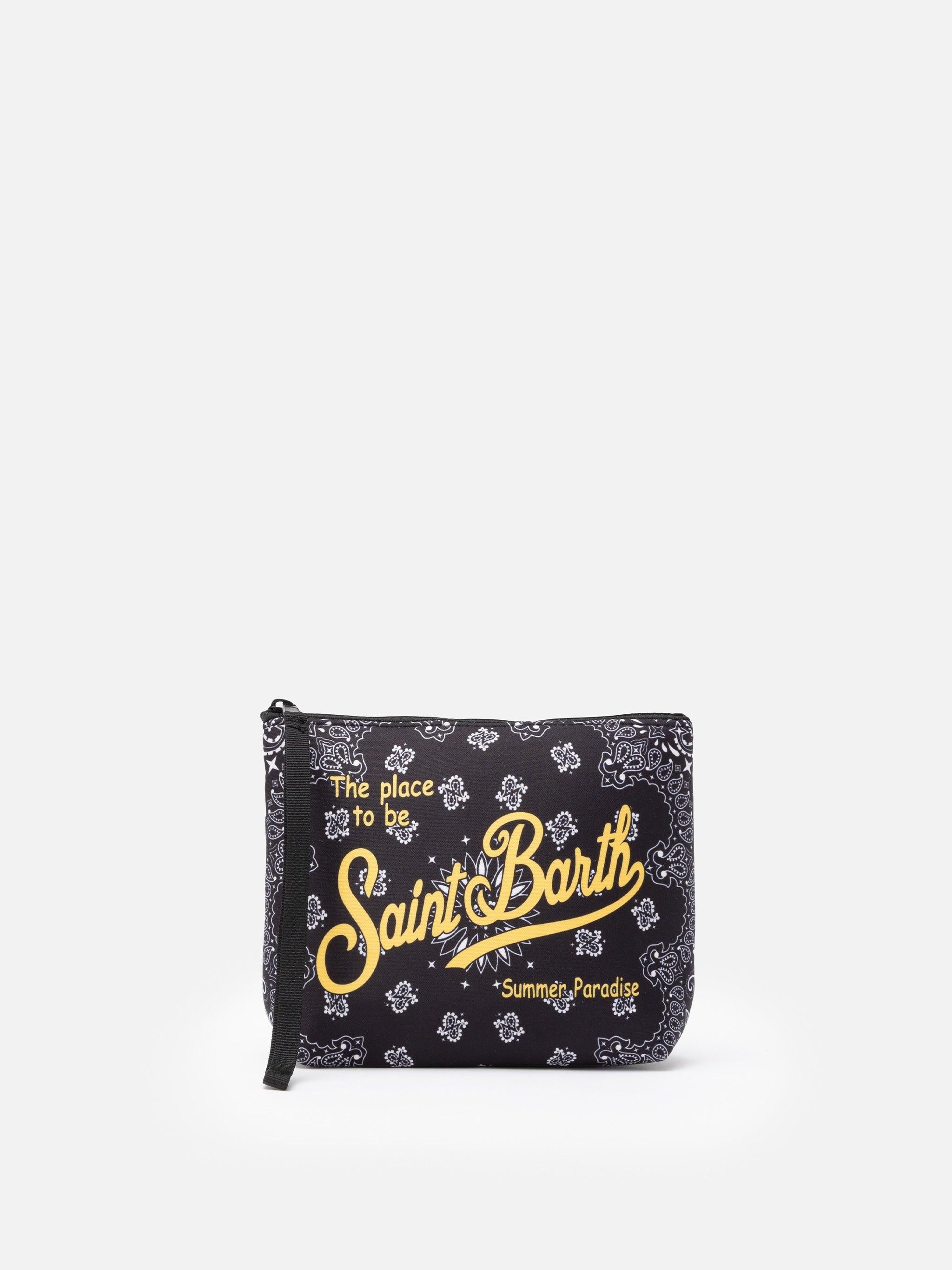 Pochette Aline in scuba con stampa bandana ALIN001 03148H MC2 SAINT BARTH 