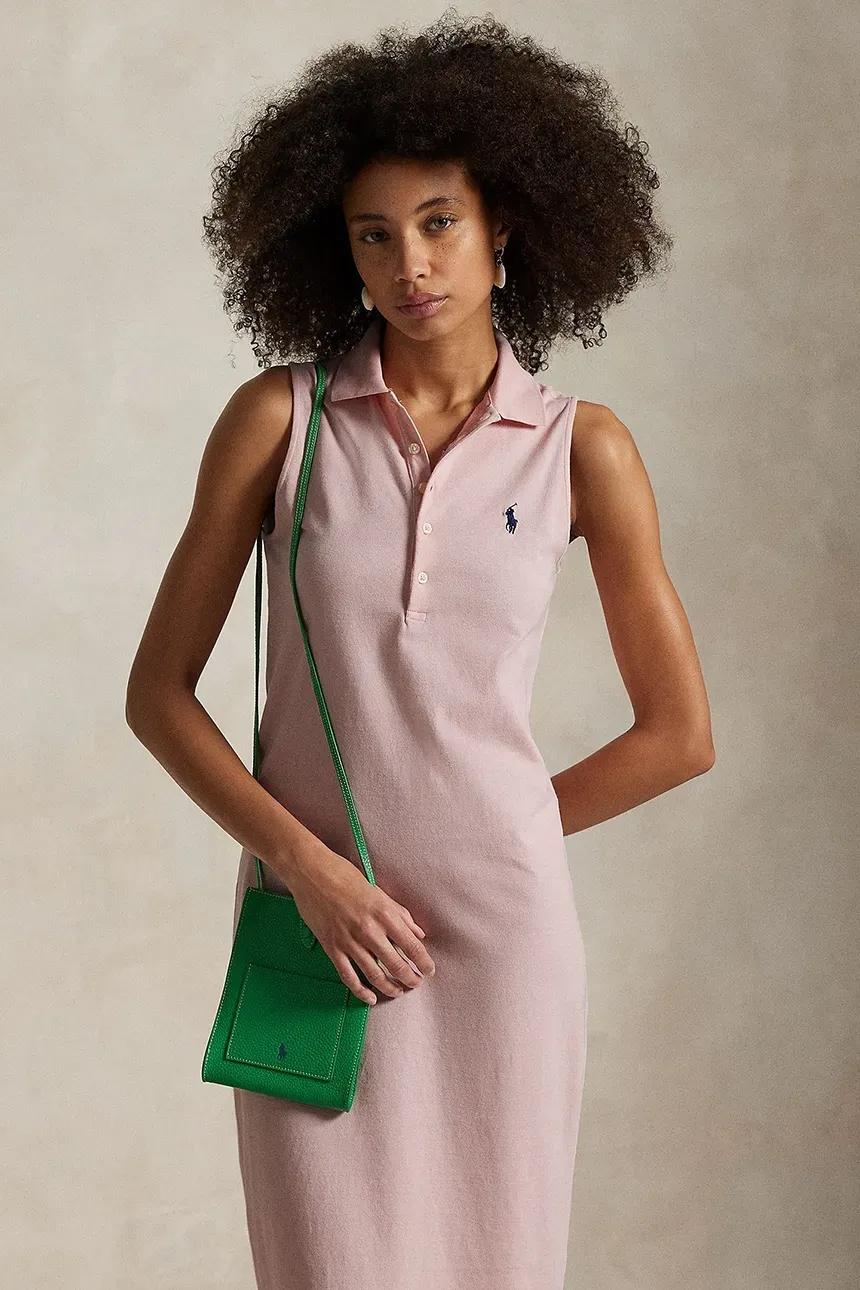 Abito lungo da donna in cotone elasticizzato
