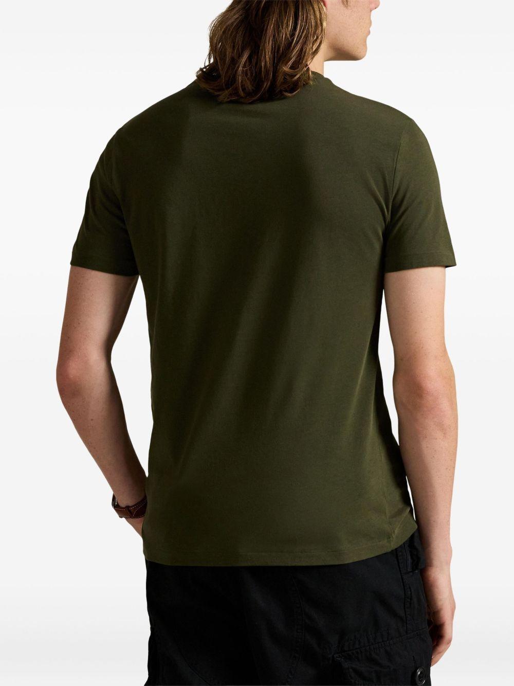 T-shirt in cotone mezza manica 710671438 180 RALPH LAUREN 