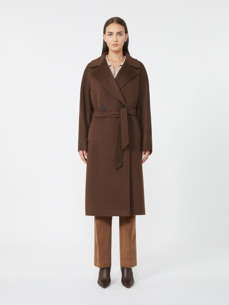 Cappotto midi doppiopetto in lana RESINA 089 WEEKEND 