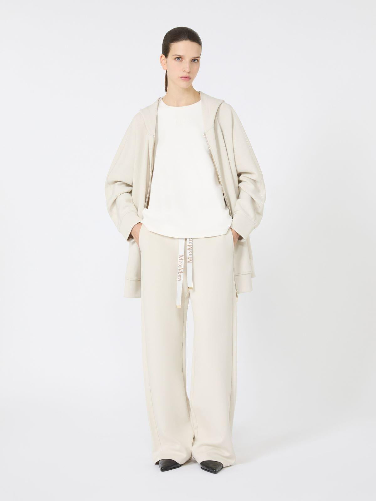 Pantalone a coulisse in jersey POTENZA 002 S MAX MARA 