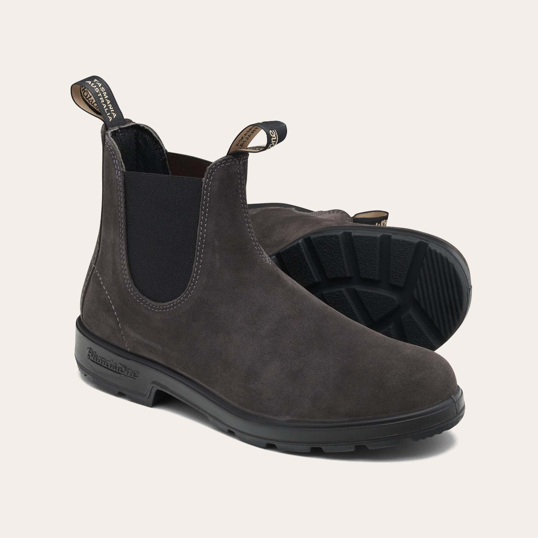 Stivaletti in pelle ORIGINALS CHELSEA BOOTS 2413BC GREY-BLACK BLUNDSTONE 