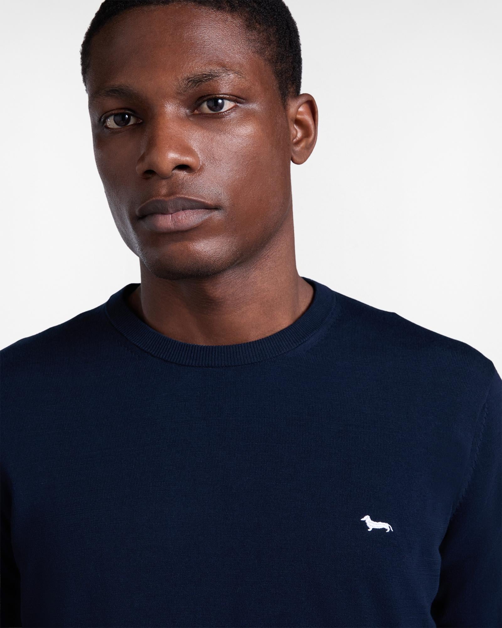 Pullover girocollo in cotone HRQ770031076 801* HARMONT & BLAINE 