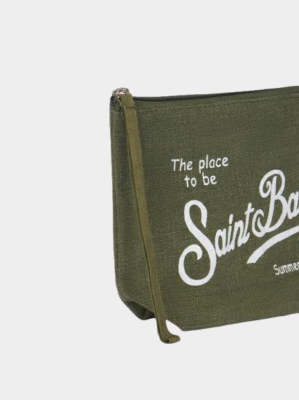 Pochette Aline in lino ALI0004 01189H MC2 SAINT BARTH 