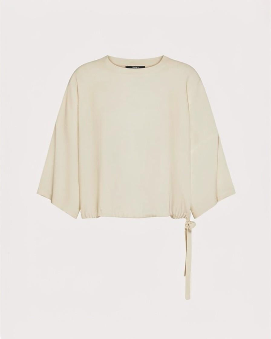 Blusa in cady crêpe viscosa<BR/> CA1522460206 006 SEVENTY 