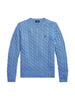 Maglia uomo in cotone motivo a trecce