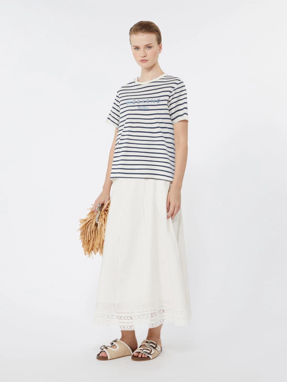 T-shirt in jersey con grafica - BLU<BR/> WKDBORA 005 WEEKEND 