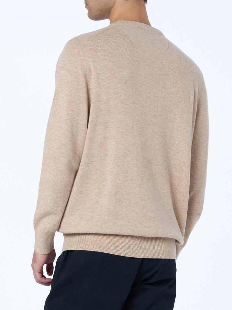 Maglione uomo girocollo in misto cashmere Regent