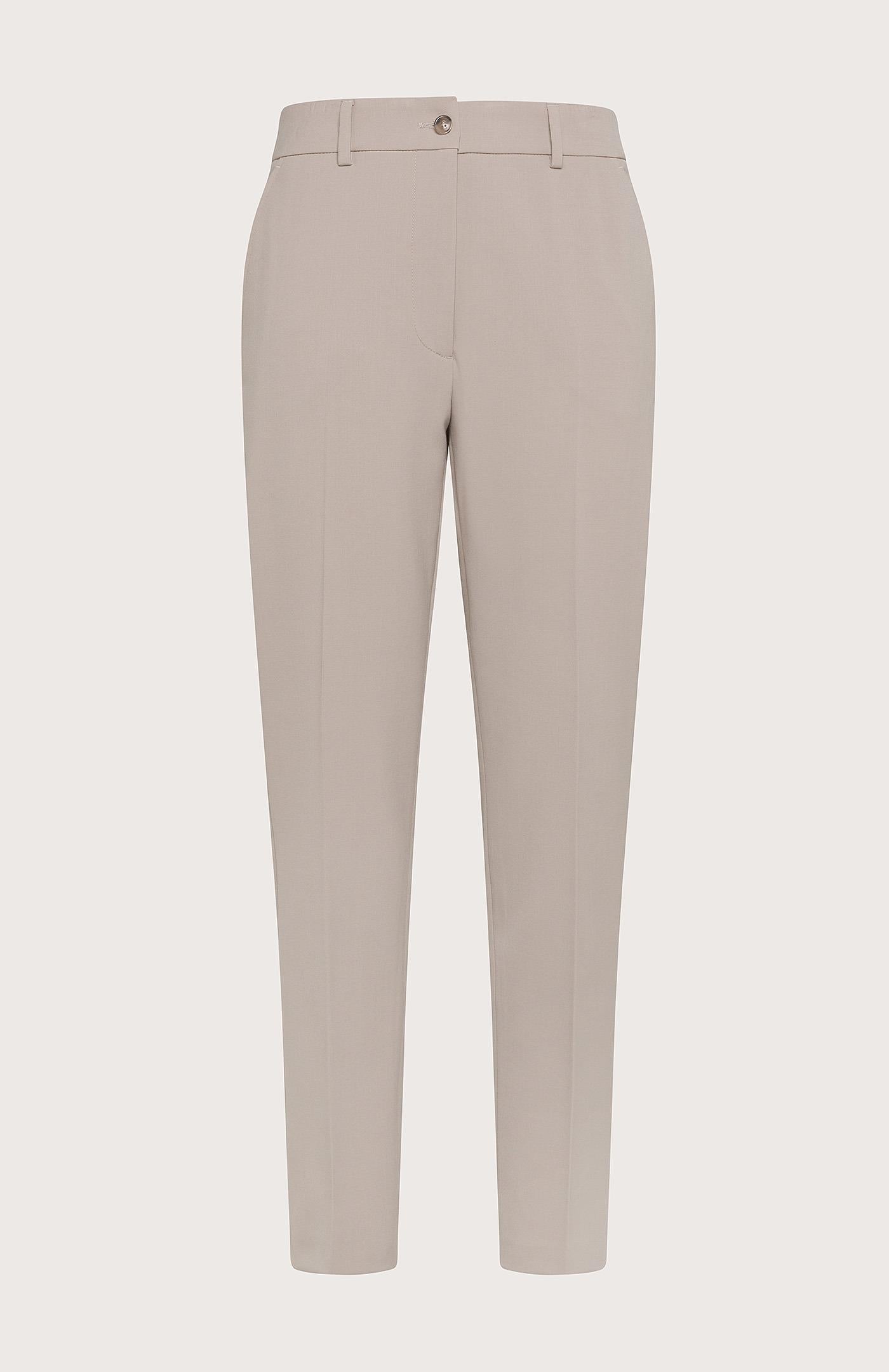 Women's cigarette trousers in wool blend