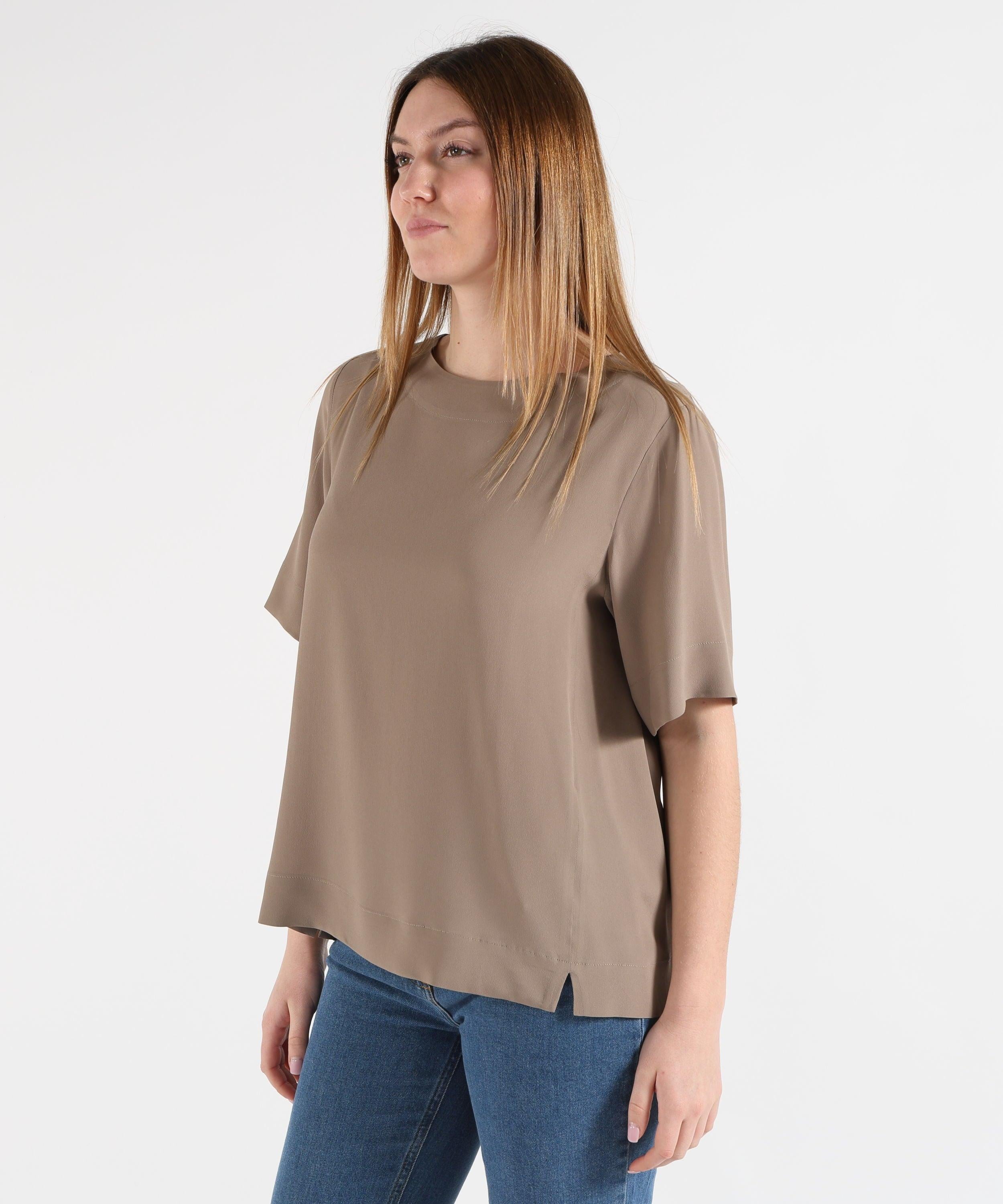 SEVENTY Casacca mezza manica in crêpe misto seta<BR/> CA1526460090 044 SEVENTY 