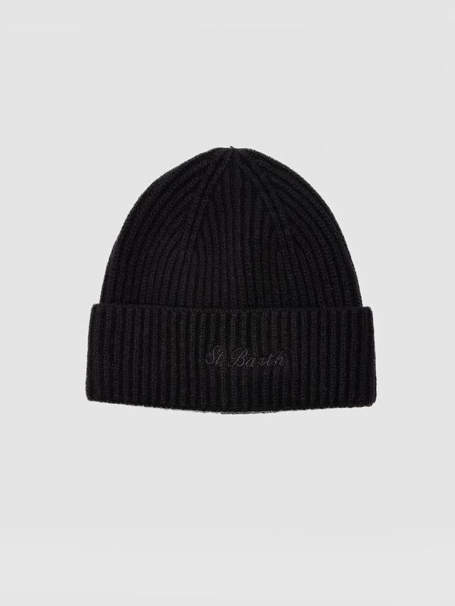 Box con Cappello in Lana e Pochette in Lurex Nero BOX0025 03771I MC2 SAINT BARTH 