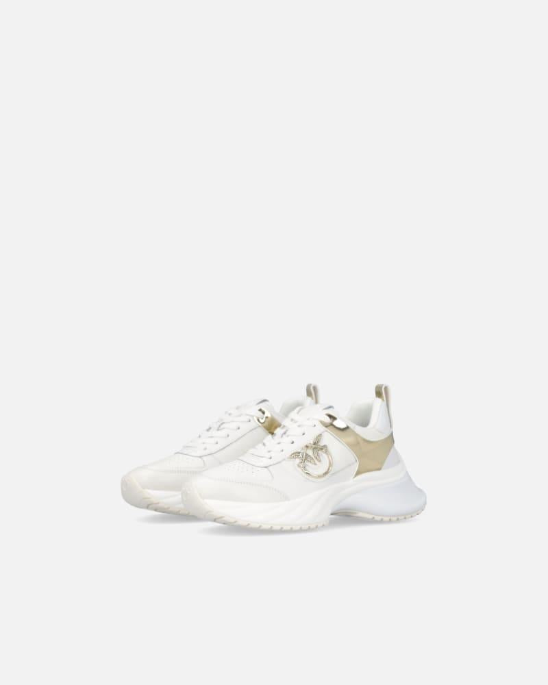 Sneakers Ariel effetto pelle con dettagli specchio<BR/><BR/> SS0027P025 Z1B PINKO 