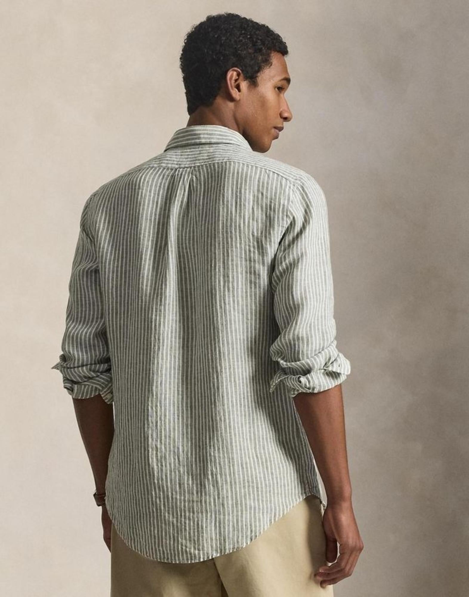 Camicia uomo in puro lino 710B15594 001 RALPH LAUREN 