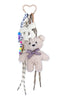 Funny Charm con fiocco imbottito e teddy decorativo