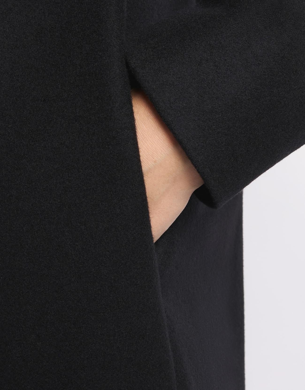 Virginia Coat in Panno di Lana<BR/> NAW50514000SGL B999 FAY 