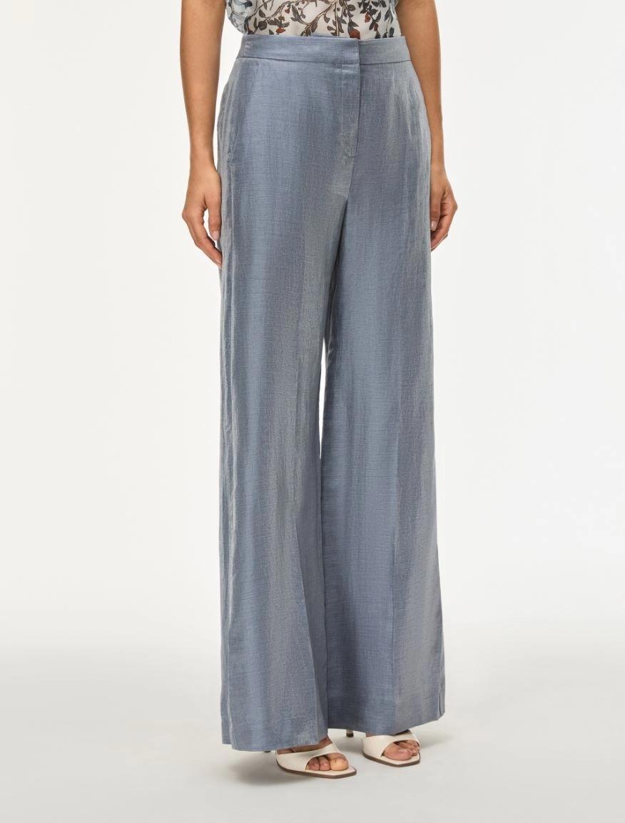 PANTALONI IN MISTO LINO IBLVINO 003 IBLUES 