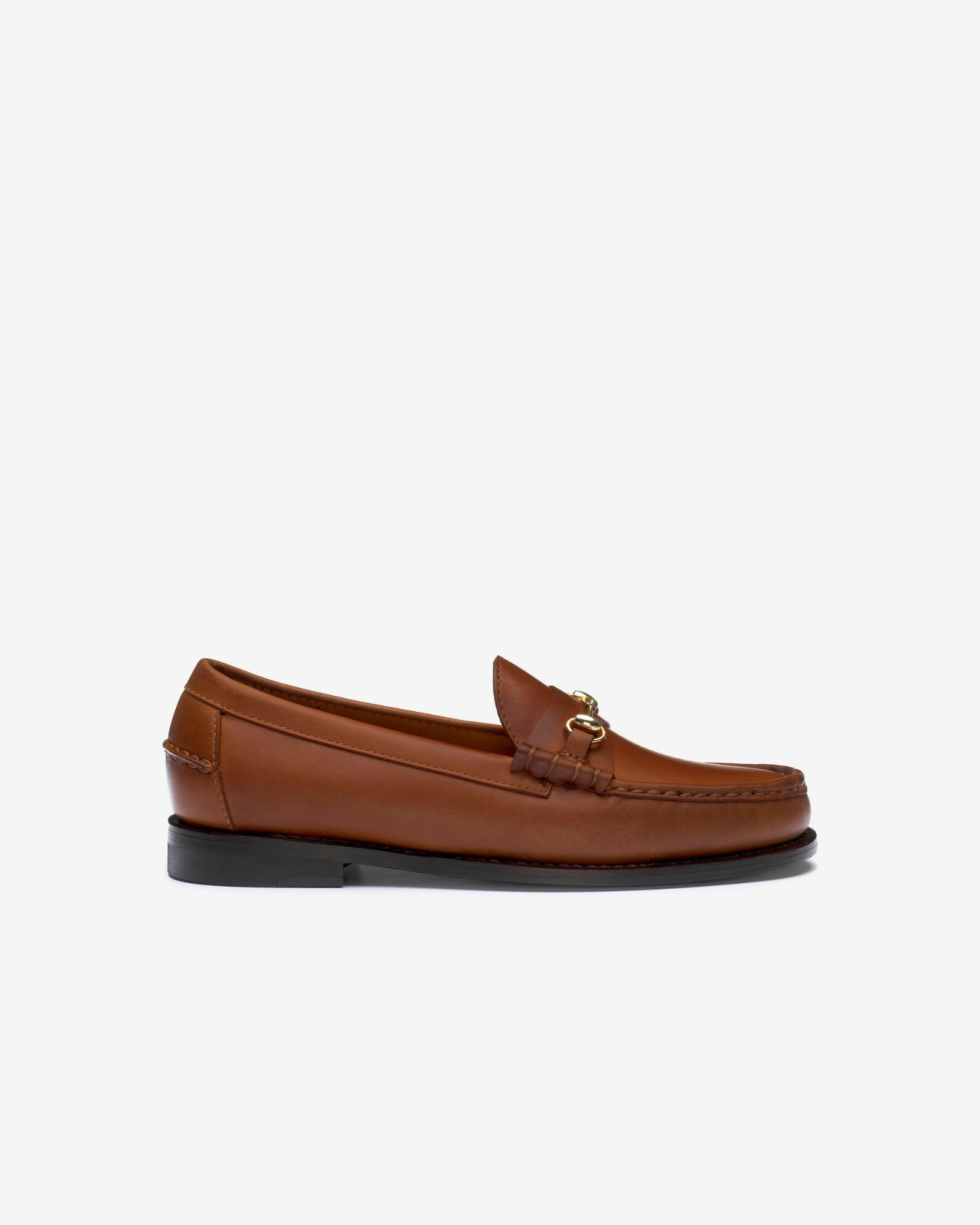 JOE MODENA WOMAN<BR/>Mocassini artigianali in pelle marrone da donna con dettaglio morsetto 741313W 900 SEBAGO 