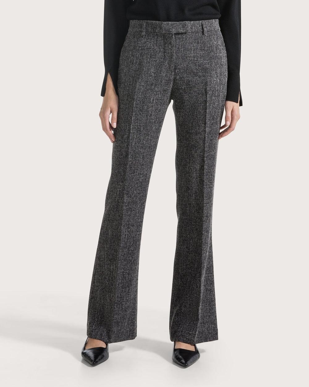 Pantalone in tweed bicolore PT1379540266 999 SEVENTY 