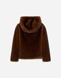 BOMBER IN MELANGE ALTERNATIVE MINK FUR GI000318D12739 8800 HERNO 