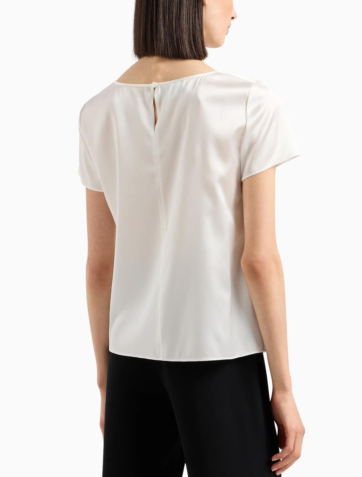 Blusa in seta<BR/> 8N2K152NXXZ 0101 ARMANI 